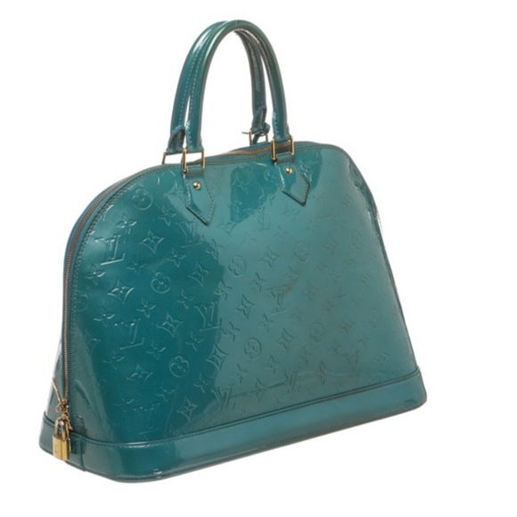 Louis Vuitton Handbags - 🍾LV ALMA Monogram Gm Handbag Teal Vernis 🍾